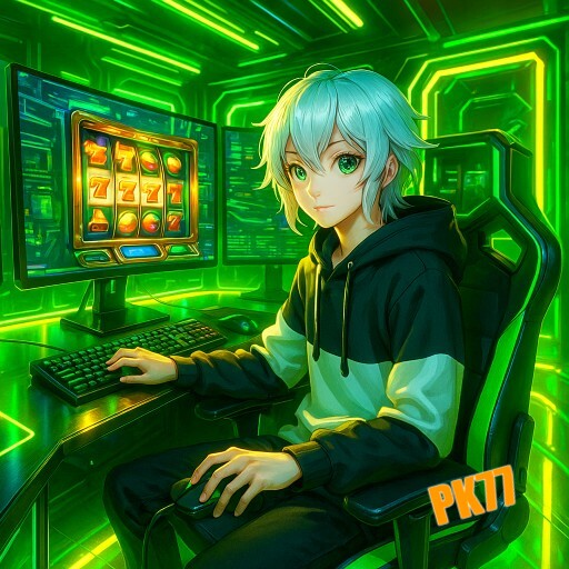 Imagem promocional da PK77 mostrando a plataforma e suas vantagens